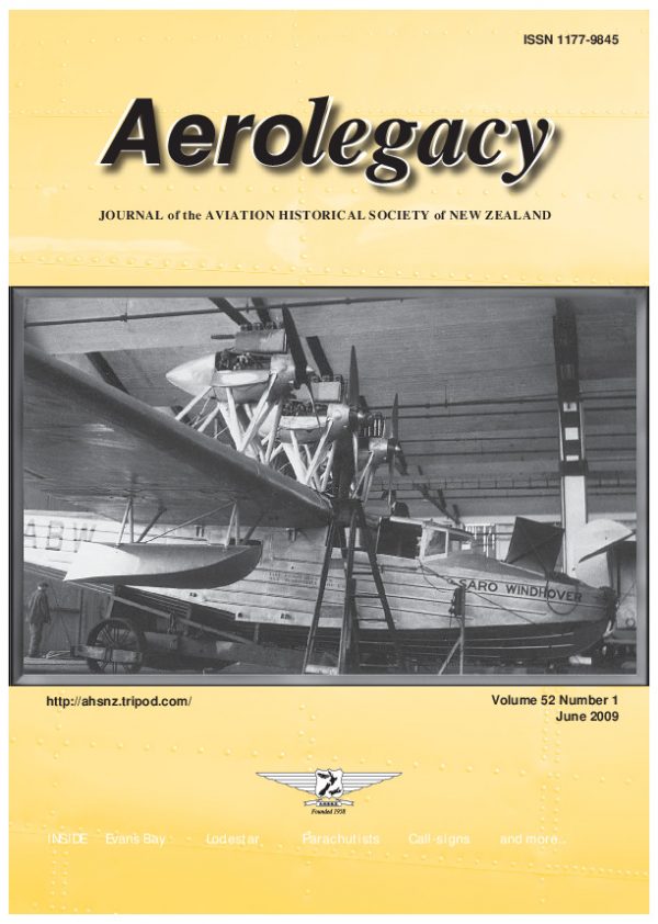 AHSNZ Vol 52 No 1 Aerolegacy June 2009-thumbnail