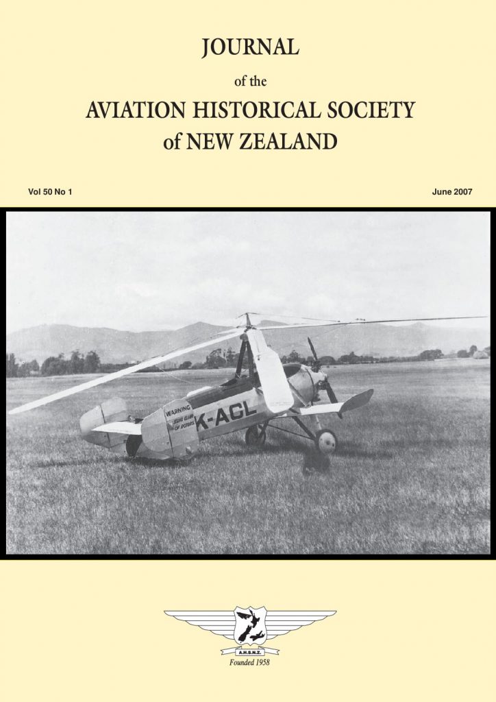 AHSNZ Vol 50 No 1 Aerolegacy June 2007
