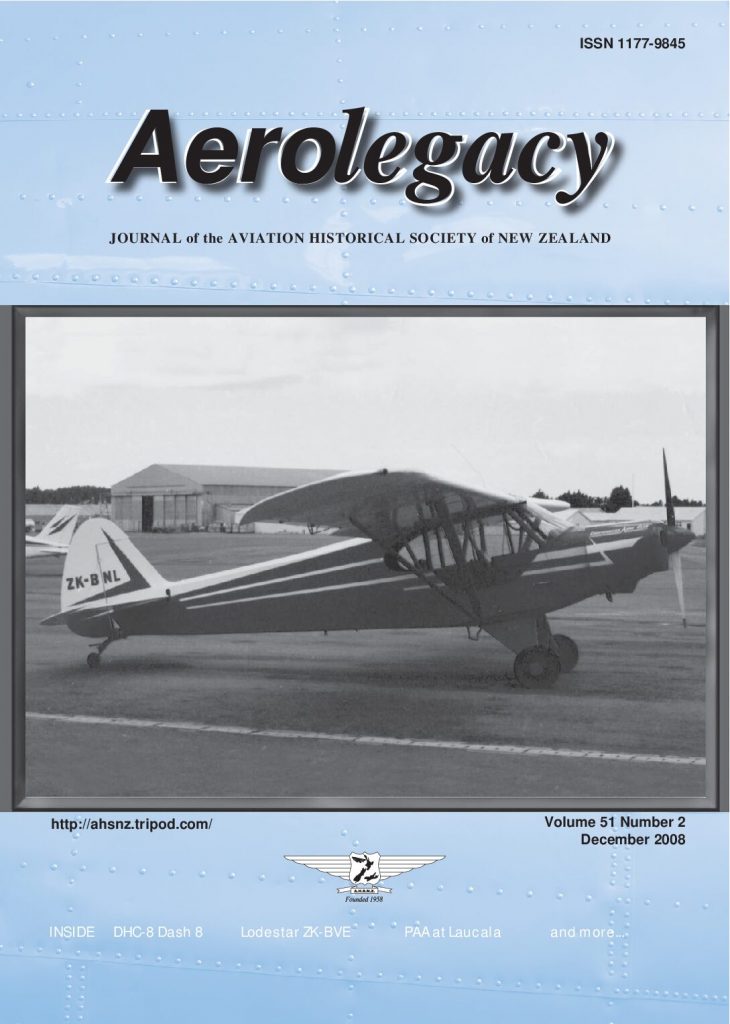 AHSNZ Vol 51 No 2 Aerolegacy Dec 2008