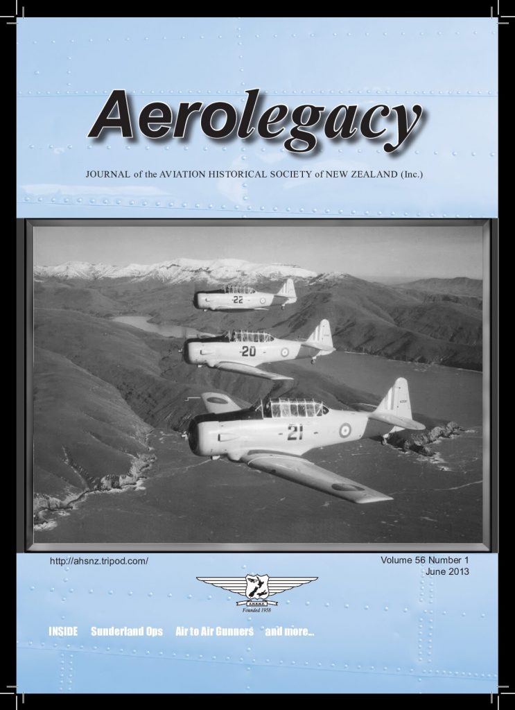AHSNZ Vol 56 No 1 Aerolegacy June 2013