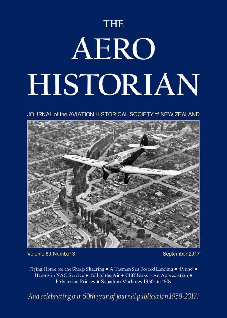 AHSNZ Vol 60 No 3 The Aero Historian Sept 2017