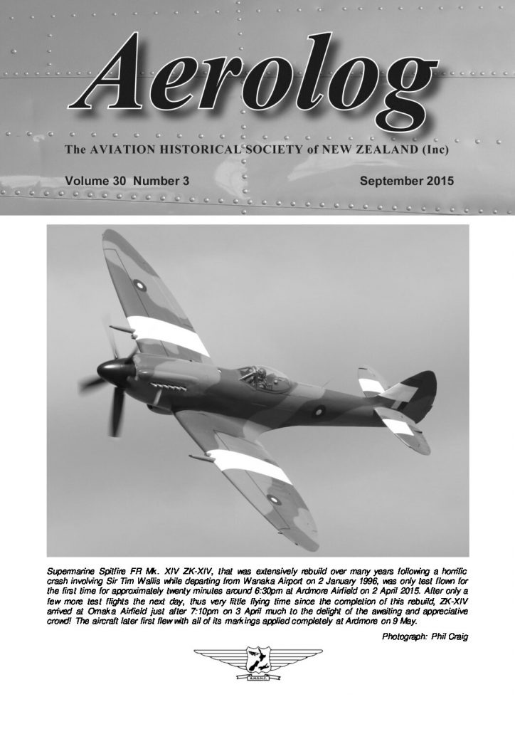 Aerolog Vol 30 No 3 Sept 2015