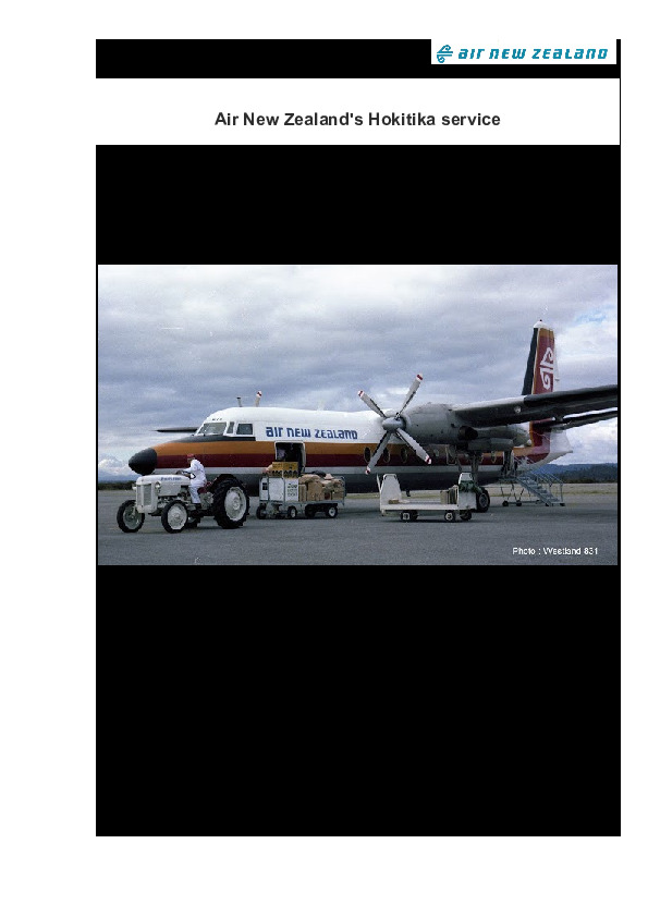 Air New Zealand HKK