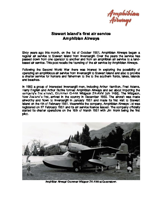 Amphibian Airways