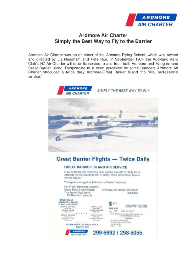 Ardmore Air Charter